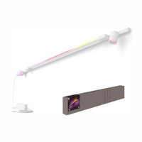 Rail Kit Nástenné svietidlo 240 cm + 2x LED reflektor + Lineárna lampa 39,9 W 3620lm IP20 Biela a farebná Ambiance RGB + TW White Smart SMART Zigbee Bluetooth Perifo Philips HUE
