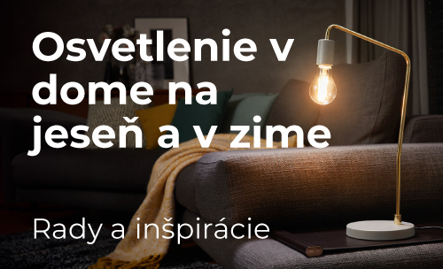 Ako osvetliť miestnosti na jeseň a v zime - tipy a inšpirácie