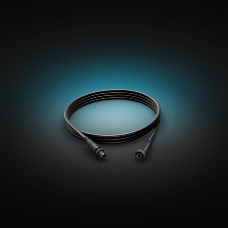 Predlžovací kábel 2,5 m Vonkajší IP67 Čierny Vonkajšie nízkovoltové príslušenstvo Philips HUE