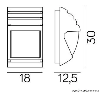 CITY 1836 II BL E27 Su-Ma Vonkajšia záhradná signálna lampa