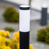 Vonkajšia záhradná lampa E27 BLACK PIPE 65cm Lilium Lumiled