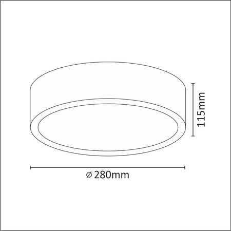 Stropný plafón na povrchovú montáž Ružový detský Didi Sanico Goldlux
