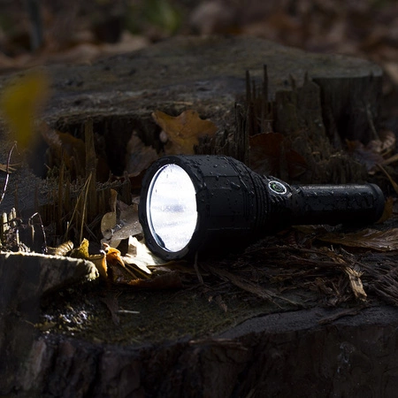 LED taktická dobíjateľná vojenská ručná USB baterka XHP9090 3000lm krátka Pro VA0044 Vayox