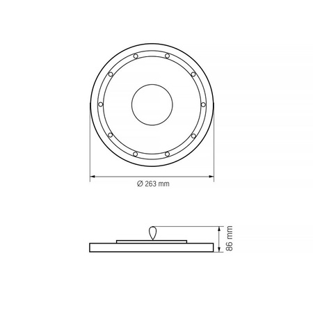 Svietidlo LED High-Bay 100W 10000lm 5000K neutrálna biela 90° IP65 IK07 mAh Pendant Black VIDEX