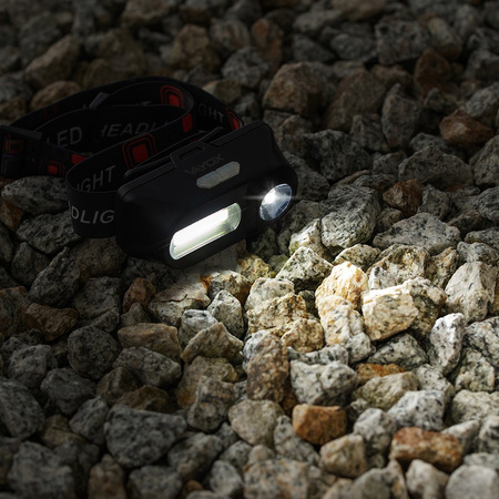 LED dobíjacia hlavová baterka XPE + COB VA0115 Vayox