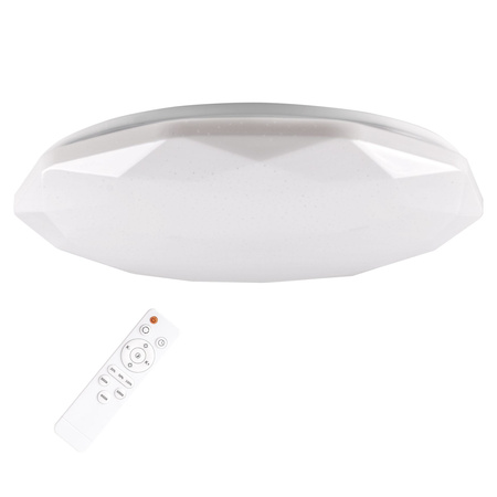Plafond LED stropné svietidlo 72W 8000lm CCT 120° biela IP44 Pilot stmievateľné Galaxy Sanico Goldlux