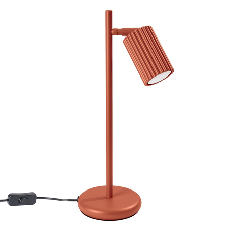 Stolová stojaca nočná lampa 1x GU10 Ochre Red Carbon Deep Space SL.1643 Sollux