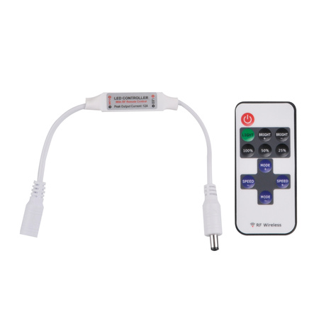 Diaľkové ovládanie + ovládač pre LED pásy Mono stmievač Sanico Goldlux