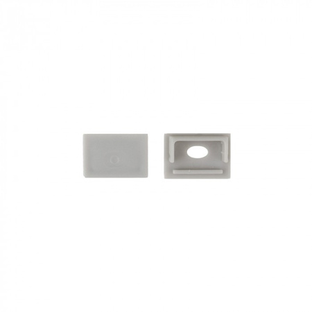 Hliníkový LED profil pre sadrokartón REGIPS široký zapustený pod omietku eloxovaný 1 m s mliečnym difúzorom pre LED pásy + krytky Ecolight série GPS