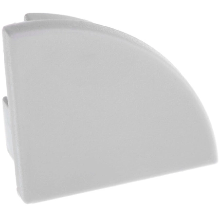 Rohový kryt pre profil KM55K-S sivý plast