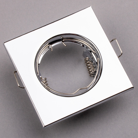 6x PAVO Chrómový plech Štvorcové svietidlo MR16 GU10 LUMILED