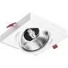 Zápustná montáž GU10 ES111 Square White Carpi LUMILED