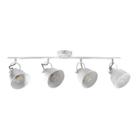 Nástenné a stropné bodové svietidlo 4x E14 biele NIKO Sanico Goldlux