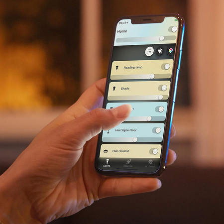 Plafond LED stropné svietidlo na povrchovú montáž 22,5 W 2500 lm IP20 White Ambiance TW Black 34,8 cm Smart SMART Zigbee Bluetooth Being Philips HUE