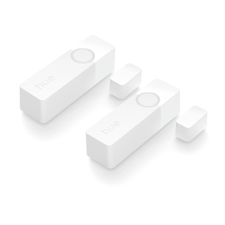 Inteligentný kontaktný snímač pre okná a dvere Biely batériový SMART Zigbee Kontaktný snímač Secure Philips HUE 2 ks.