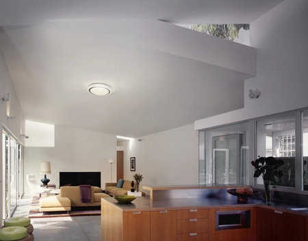 Plafond LED stropné svietidlo Povrchová montáž 26W 1500lm CCT Stmievateľné okrúhle čierne SMART+ WiFi Moon Ledvance