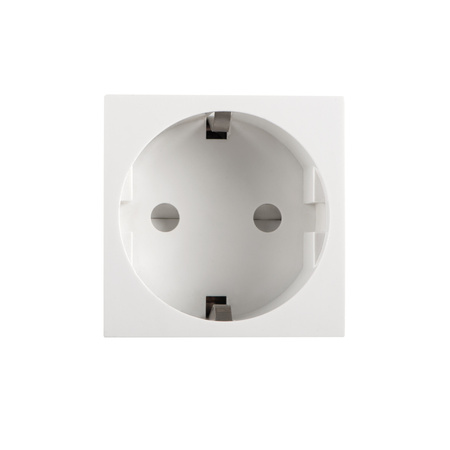 Sieťové zásuvky s ochrannými kontaktmi 16A Earth Square White Office Kanlux