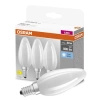 3x LED žiarovka B35 sviečka E14 5,5W = 60W 806lm 4000K neutrálna biela 300° BASE Osram