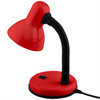 Nastaviteľná stolová lampa SARA Školské nočné svetlo E27 Červené LUMILED