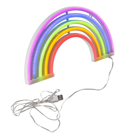 Dekoratívne LED svietidlo na batérie 3W White Neon Sanico Goldlux