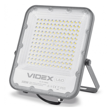 LED reflektor Halogén 100W 13000lm 5000K IP65 sivý VIDEX DAVIS