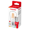LED žiarovka E27 ST64 7W = 60W 806lm 2700K teplá biela Filament TOSHIBA