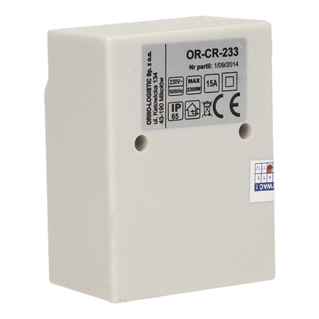 Súmrakový spínač s hermetickou externou sondou 2300W IP65 biely ORNO