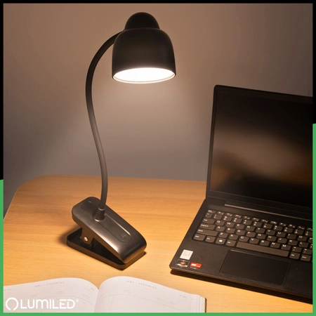 Školská stolová lampa LED 5W CCT TESA 2 Black LUMILED