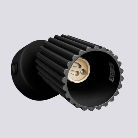 Nástenné svietidlo Reflektor Tuba Spot 1x GU10 Black Carbon Deep Space SL.1579 Sollux