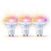 3x LED GU10 reflektor PAR16 4,7W = 50W 400lm 2200-6500K RGB + TW Smart SMART WiFi Bluetooth App WiZ