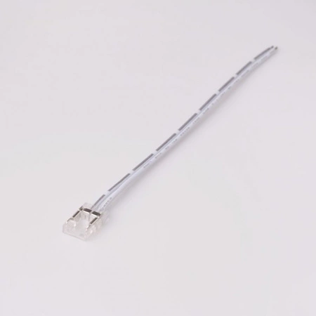 Konektor pre LED COB NEON MONO 8 mm jednostranný uholník s vodičom