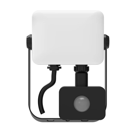 LED reflektor 20W 1800lm 4000lm neutrálna biela 120° čierny IP65 mliečny Sanico Goldlux