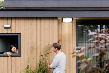 Vonkajšie záhradné svietidlo Plafond 2x E27 IP44 antracitová farba Moonshine Philips