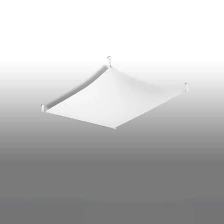 Stropné svietidlo na povrch 2x G13 Plafond Rectangular White Minimalist Luna Sollux