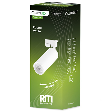 Sada osvetľovacích prípojníc 2 m + 4x RITI GU10 White LUMILED reflektor