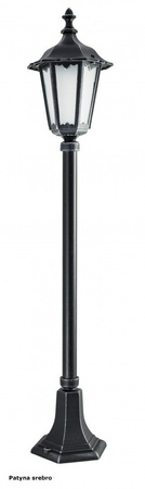 Retro Midi K 5002/2/M E27 106cm Su-Ma Vonkajšia stojaca stĺpová záhradná lampa