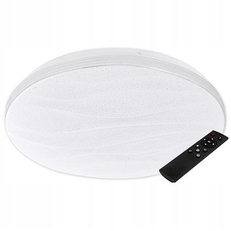 Plafond LED stropné svietidlo 24W 1680lm 3000-6500K CCT 160° stmievateľné Pilot Round White Sand Masterled