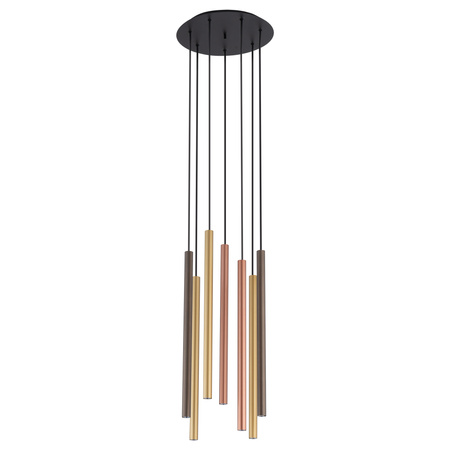 Stropné závesné svietidlo 7x G9 zlaté moderné LASER 490 10704 Nowodvorski