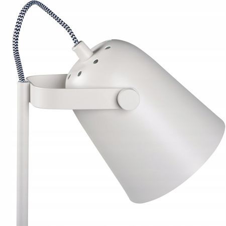 Stolná stolová lampa Školská kancelária Nočná lampa Nastaviteľná E27 Biela Raibo Kanlux