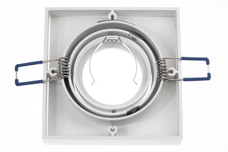 Svietidlo HALOGEN TUBA SPOT na zapustenú montáž Pohyblivé svietidlo Midi GU10 Lumiled Square White 20mm