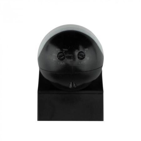 PIR senzor pohybu a súmraku IP44 povrchová montáž čierny 12m 180° CP Ecolight