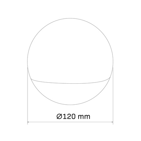 Candy Sanico Goldlux RGB biela stmievateľná dekoratívna guľová lampa