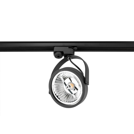 Reflektor pre 1-fázovú lištu GU10 AR111 Matte Black Leon Masterled