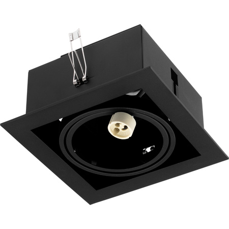 Halogénové svietidlo GU10 ES111 Square Black CANIS LUMILED