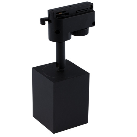 GU10 BRICK Čierne svetlo na prípojnice pre jednofázové prípojnice