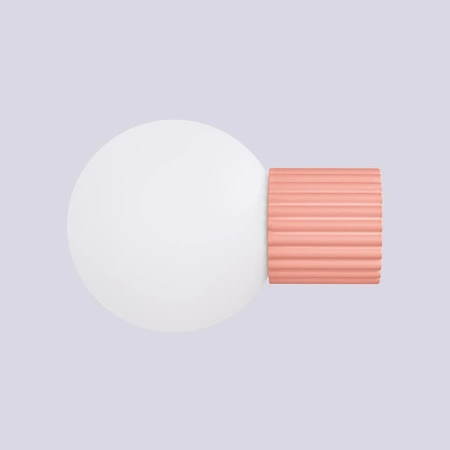 Nástenné svietidlo do kúpeľne G9 Round Orange Modern Matte IP44 Halo Sollux