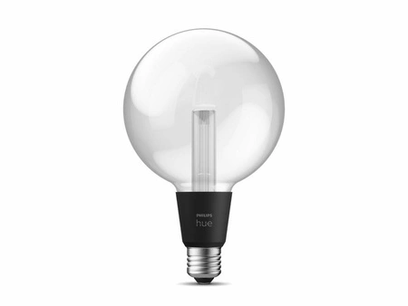 LED žiarovka E27 Sphere G125 6,8W = 60W 500lm 2000-6500K CCT + RGB FILAMENT SMART Smart Bluetooth ZigBee White and Color Ambiance Philips HUE