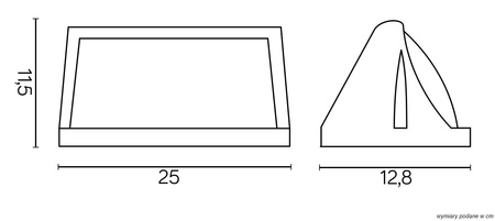 Nelly TO2008 BL E27 Su-Ma vonkajšie záhradné svietidlo LED nástenné svietidlo