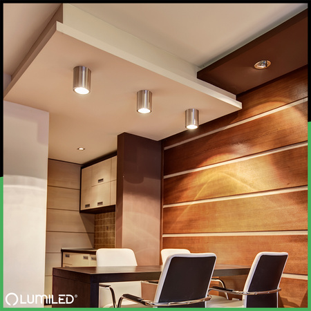 10x LED GU10 reflektor PAR16 5W = 35W 480lm 3000K teplá biela 120° LUMILED