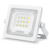 LED reflektor 10W 900lm 5000K IP65 biely VIDEX LUCA